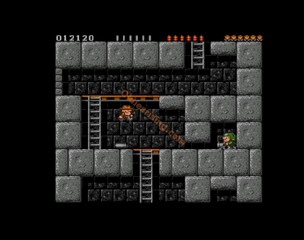 une photo d'Ã©cran de Rick Dangerous sur Commodore Amiga